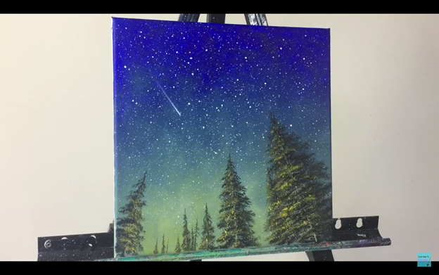 How to Paint a Starry Night Sky with Acrylic Paints – ColorByFeliks