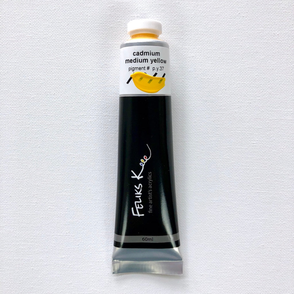 Feliks K. Fine Artist's Acrylic Paints (Cadmium Yellow Medium)
