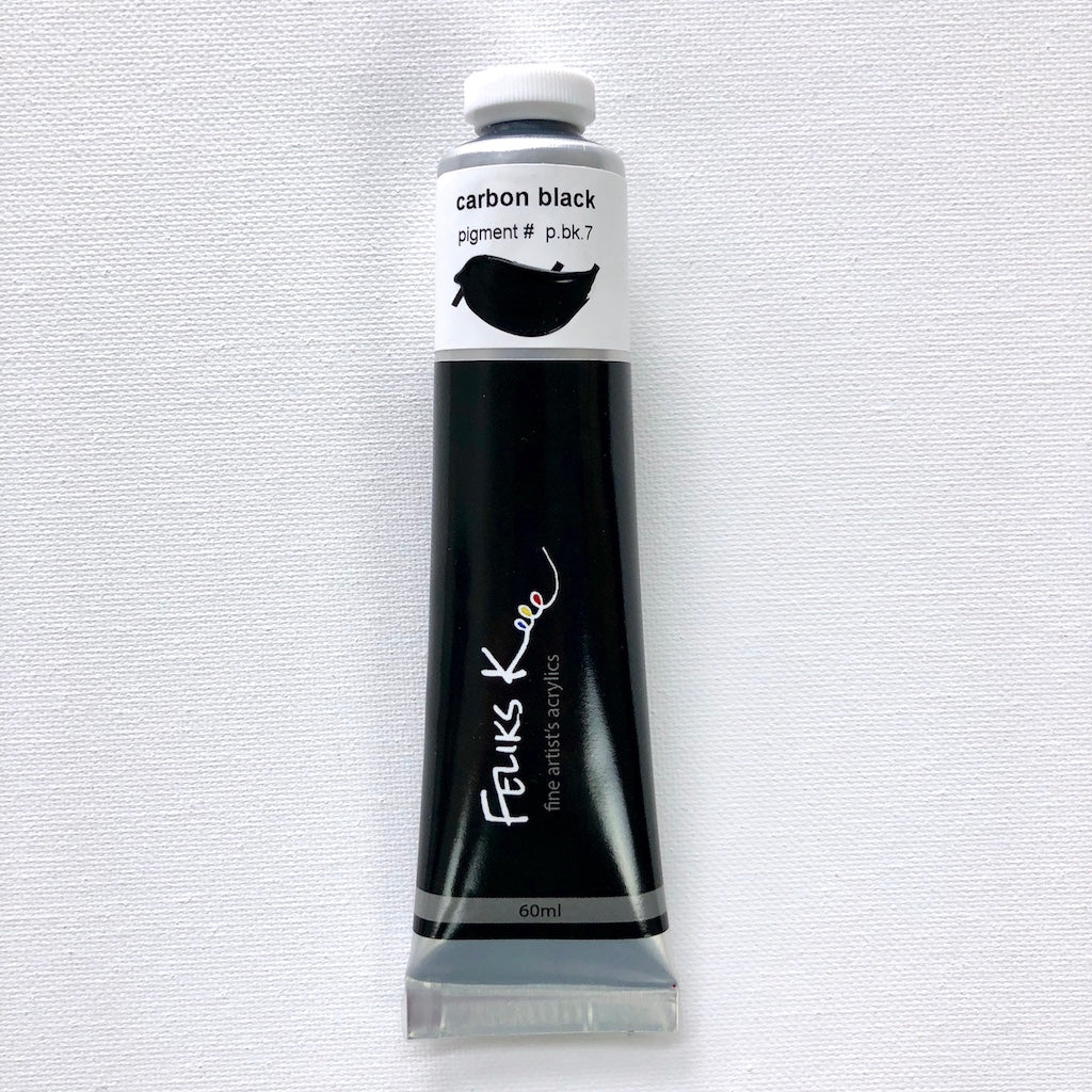 Feliks K. Fine Artist's Acrylic Paints (Carbon Black + Titanium White)