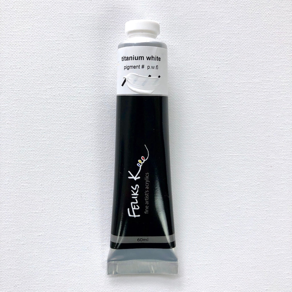 Feliks K. Fine Artist's Acrylic Paints (Carbon Black + Titanium White)