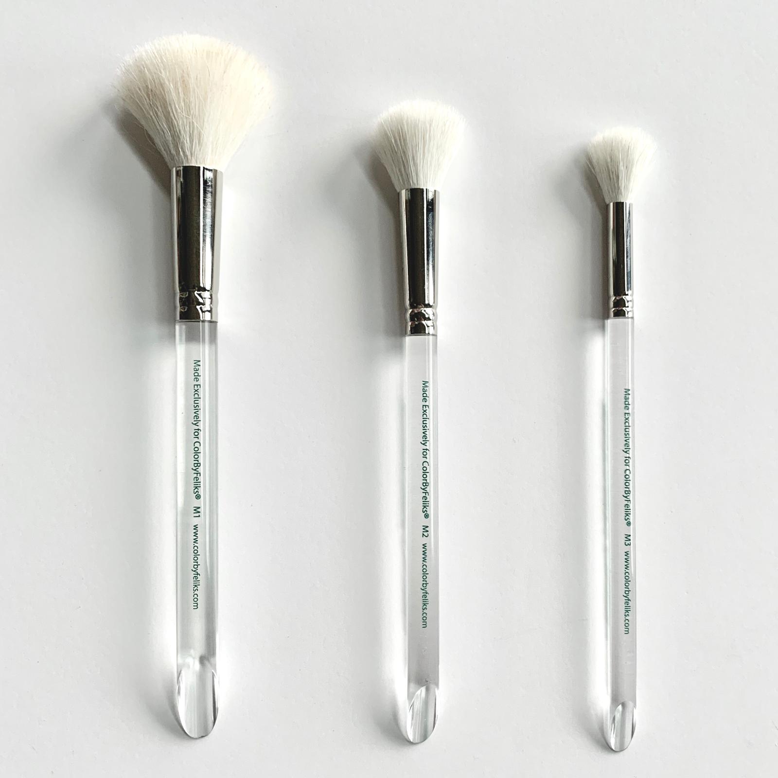 6 Pcs Mop Brush for Acrylic Painting 1 Inch Blending Brush Paint Brushes  for