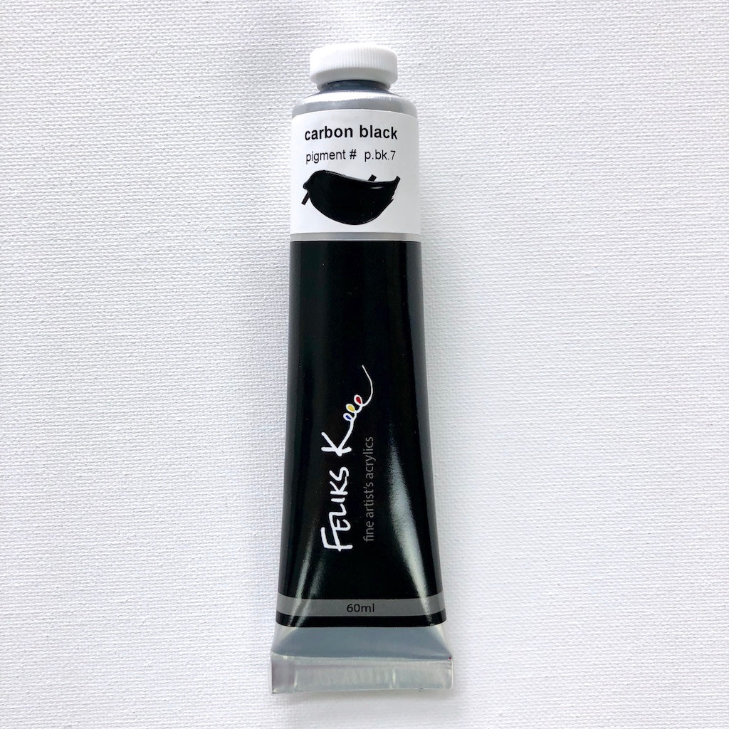 Feliks K. Fine Artist's Acrylic Paints (Carbon Black) BACKORDER