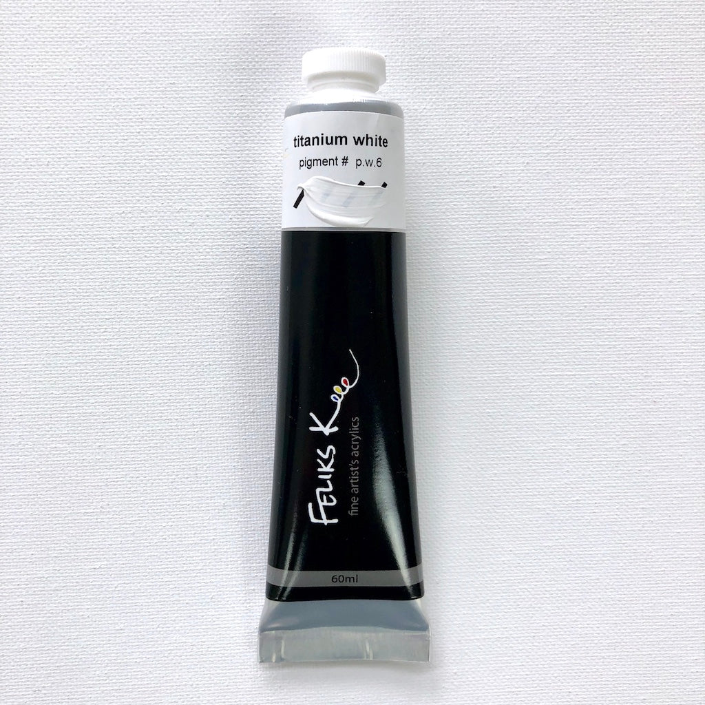 Feliks K. Fine Artist's Acrylic Paints (Carbon Black + Titanium White) BACKORDER