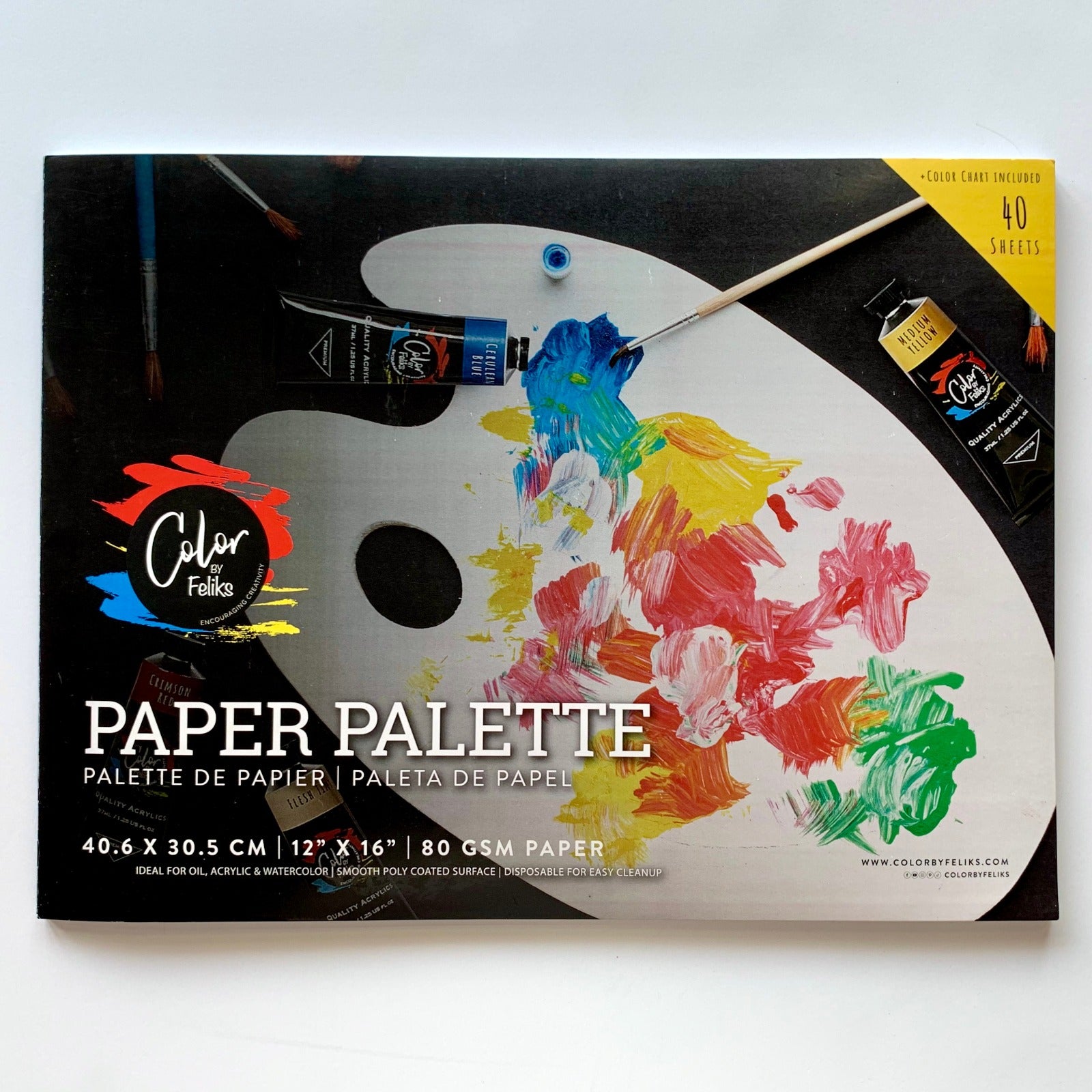 ColorByFeliks Paper Palette Pad