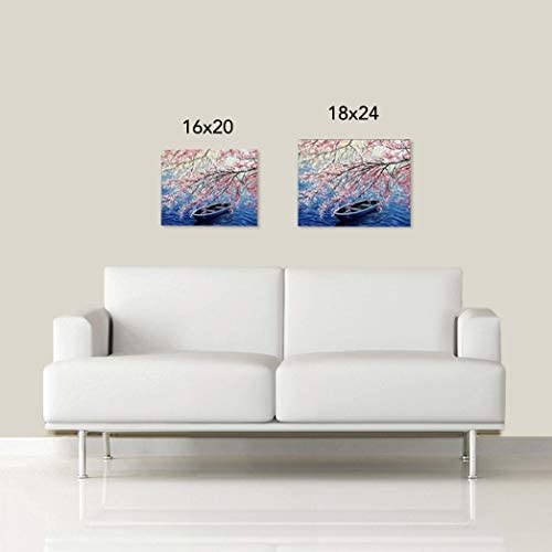 FREDRIX® Premium Stretched Painting Canvas 100% Cotton (Size 18 x 24)